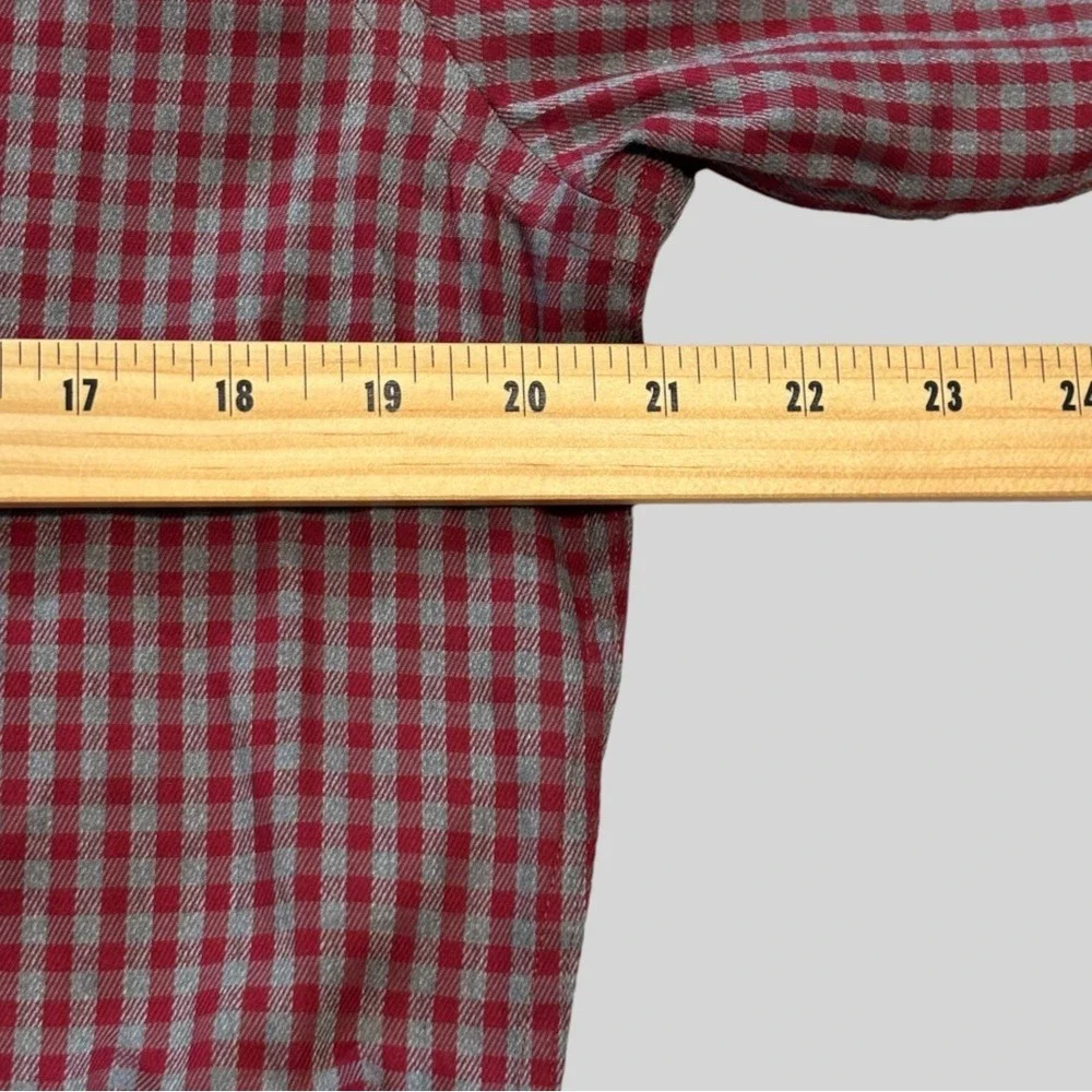 NEW Banana Republic Athletic Fit Check Plaid Men's Medium Long Sleeve Button Up